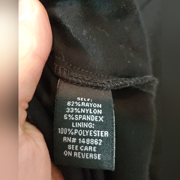 Torrid Black Pleated Ponte Twofer Midi Dress - Picture 5 of 6